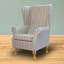 79cm Wide Tufted Wingback Chair