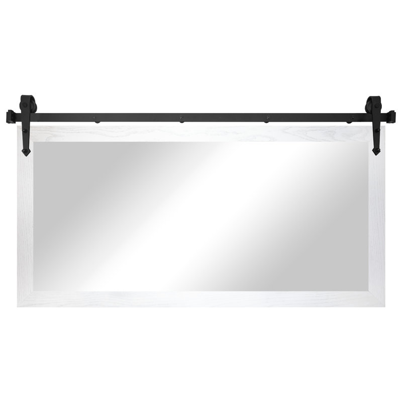 Miroir Manoil, 33 po x 58 po, Blanc