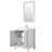 Daria 30'' Single Bathroom Vanity with Marble Top-97873273-97873274-97873278