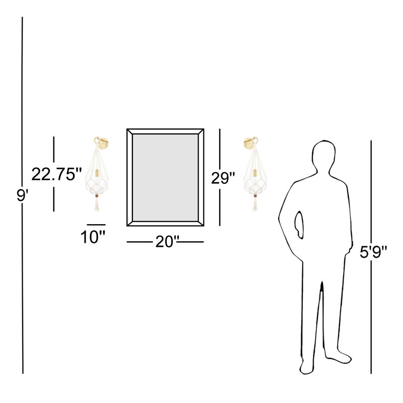 Tessa 1 Light Wall Sconce