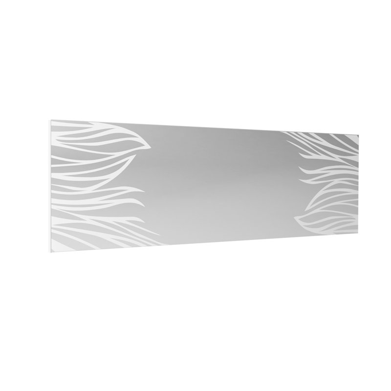 Stanley Flat Wall Mirror, White