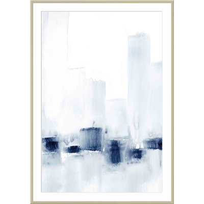 «City Across the Water II» par Ethan Harper - peinture encadrée
