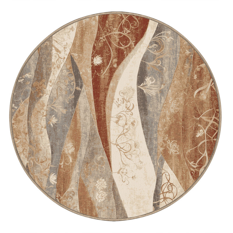 Twilight Gleam Rug, Round 3'
