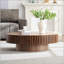 Table basse moderne moderne fabriquée à la main avec un piédestal robuste, parfaite pour les espaces de vie compacts et un décor élégant.-1533796864
