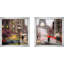 Ensemble de 2 pièces encadrées sur papier Paris Street II-67253706