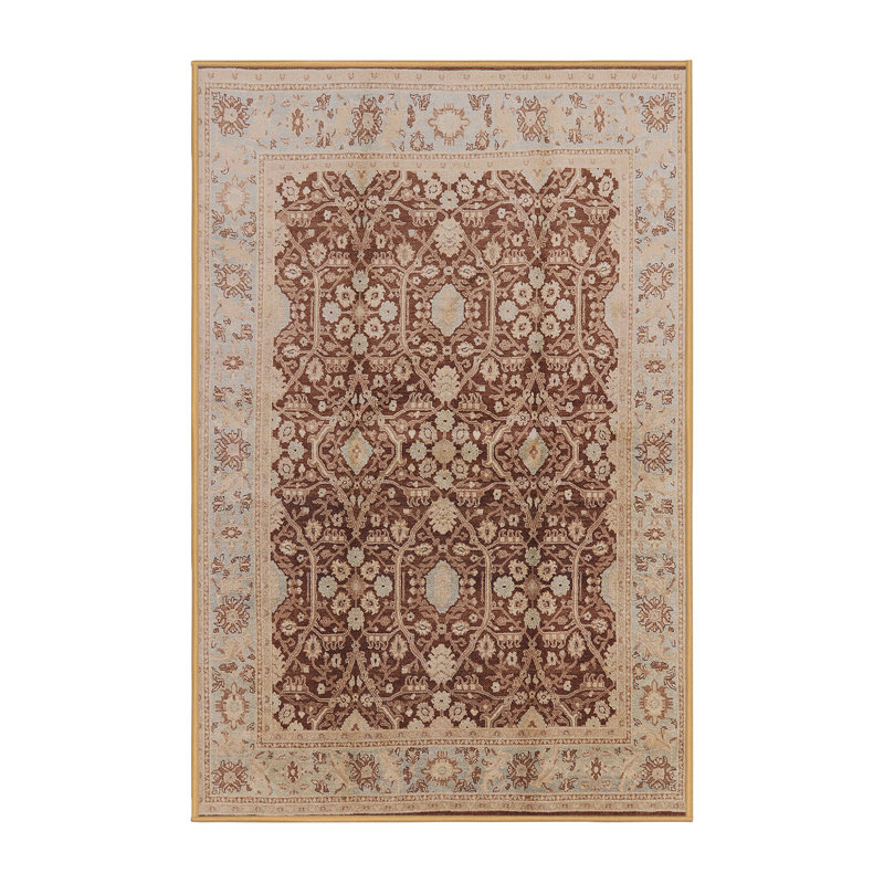 Tapis oriental brun Sofren, Rectangle 3 pi x 5 pi