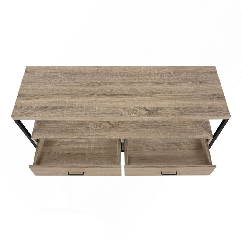 Dreid 48 Inch TV Stand, Beige