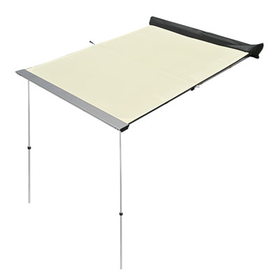 Yescom Fabric, Metal Cover Retractable Side Awning