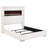 Judah Cream Upholstered Queen Flame Visualizer Bed