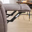 Fauteuil inclinable inclinable classique en cuir de 75,2 po de largeur avec causeuse et porte-gobelets-845558842