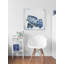 «Blue Mixer Truck», art sur toile-447469727