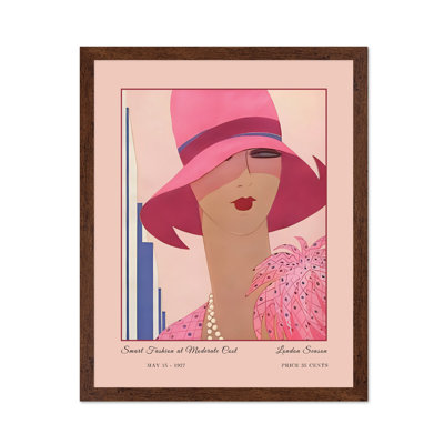 Pink Fashion Magazine Cover