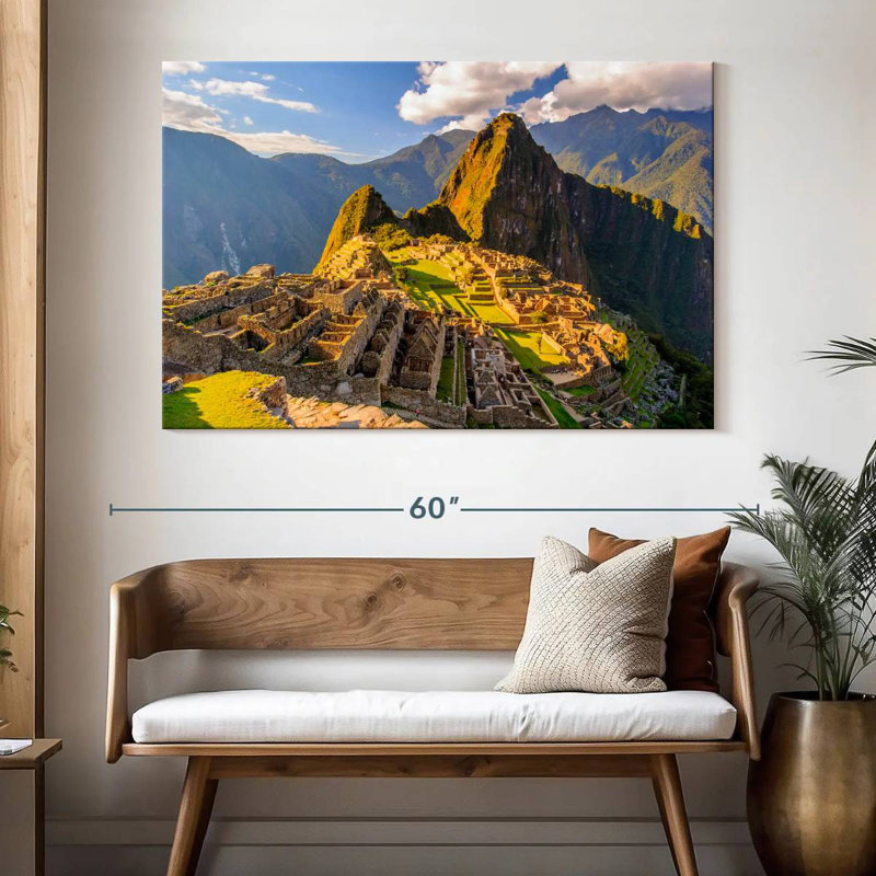Lilie ensoleillée Machu Picchu, H 34 po x l 51 po