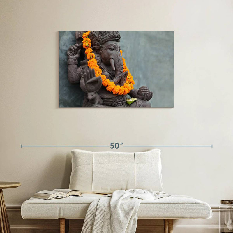 Adella Ganesha Statue, 24" H x 36" W