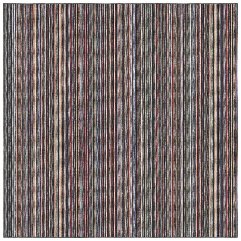 Kandace Striped Indoor Rug, Square 12' x 12'