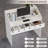 Srikanthan 2 Person Rectangle Manufactured Wood Reception Desk