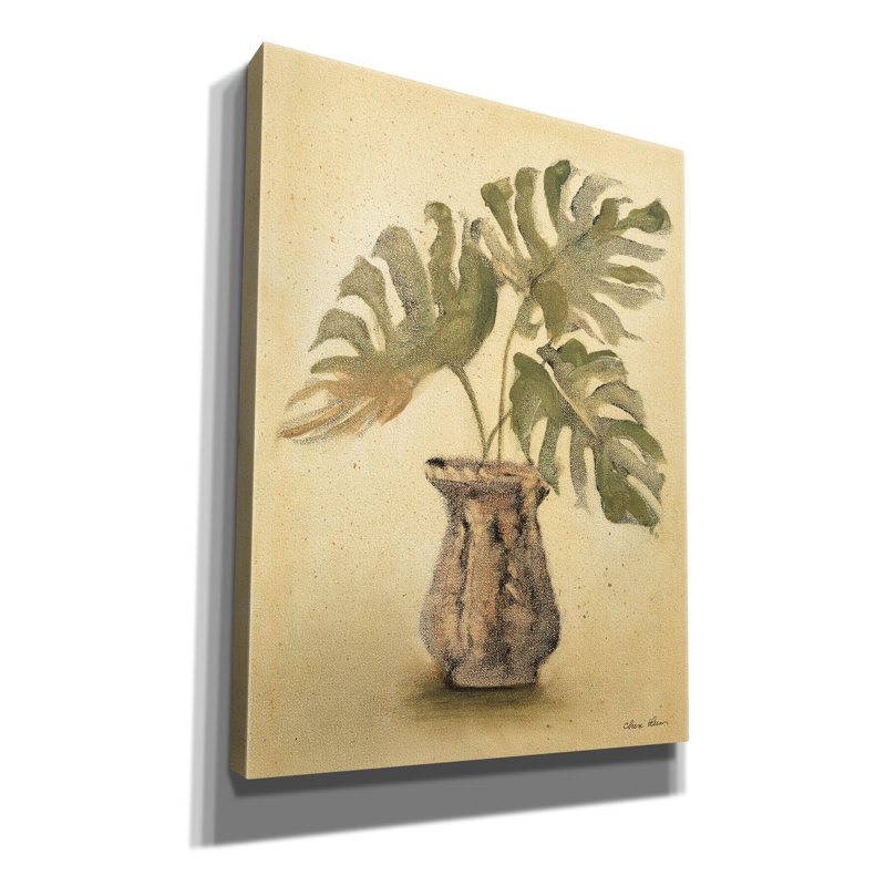 "Epic Graffiti" Palm 1 "par Cheri Blum, art mural sur toile, H 16 po x l 12 po x P 0,75 po