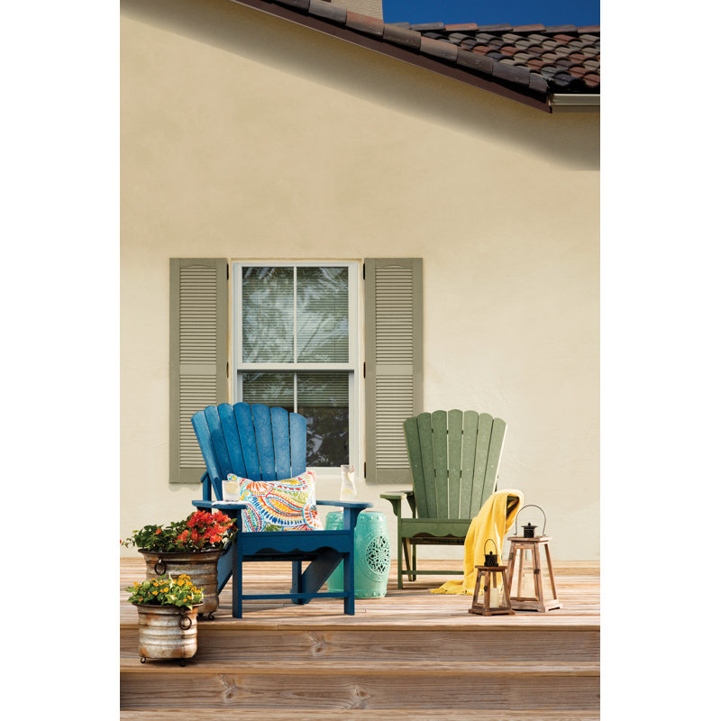 Tabouret de jardin Emberlyn, Turquoise