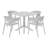 4-Person Outdoor Square Dining Set-942676731
