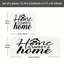 Ensemble de 2 tapis de cuisine noirs Home Sweet Home-1878958809