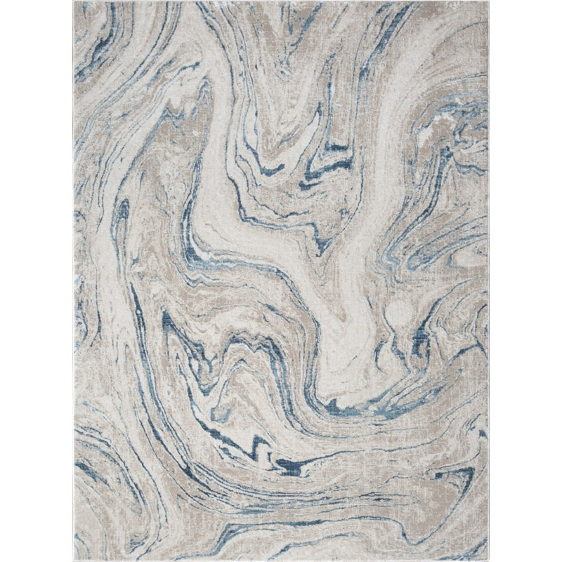Elegance GC_CNC6010 Ivory 5 Ft. 3 In. X 7 Ft. 3 In. Area Rug, Rectangle 2' x 3'