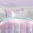 Dream Factory  Pink/Teal/Purple Microfiber Reversible Modern & Contemporary Comforter Set-1123140538