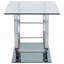 Ensemble de tables basses chromées 2 pièces