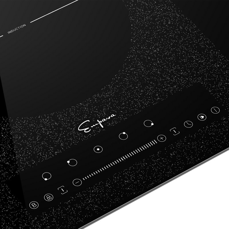 Empava 36" Black Ceramic 5 Burner Induction Cooktop