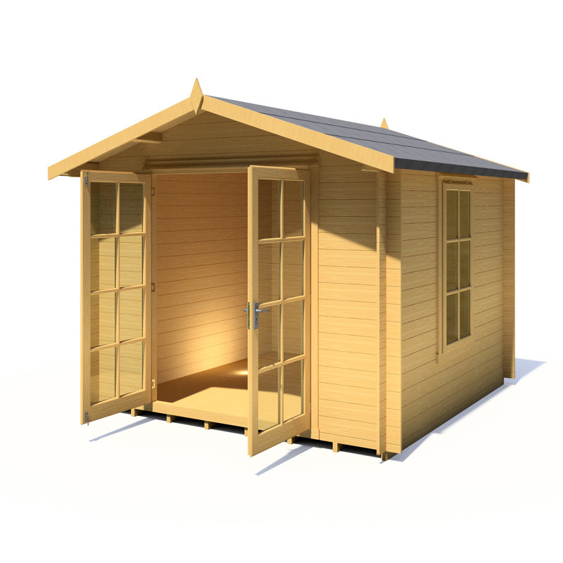 9 x 9 Ft. Barnsdale Log Cabin, No