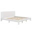 Base de lit plateforme en bois, base de lit avec tête de lit et lattes de bois-2114170554-2114170559