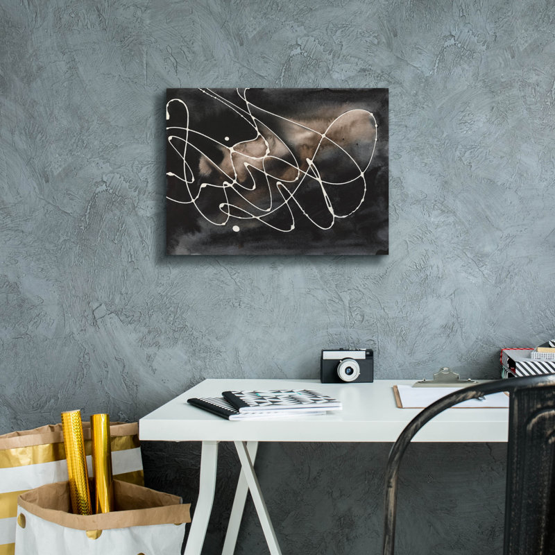 «Midnight Swirl III» par Regina Moore, H 12 po x l 16 po x P 0,75 po