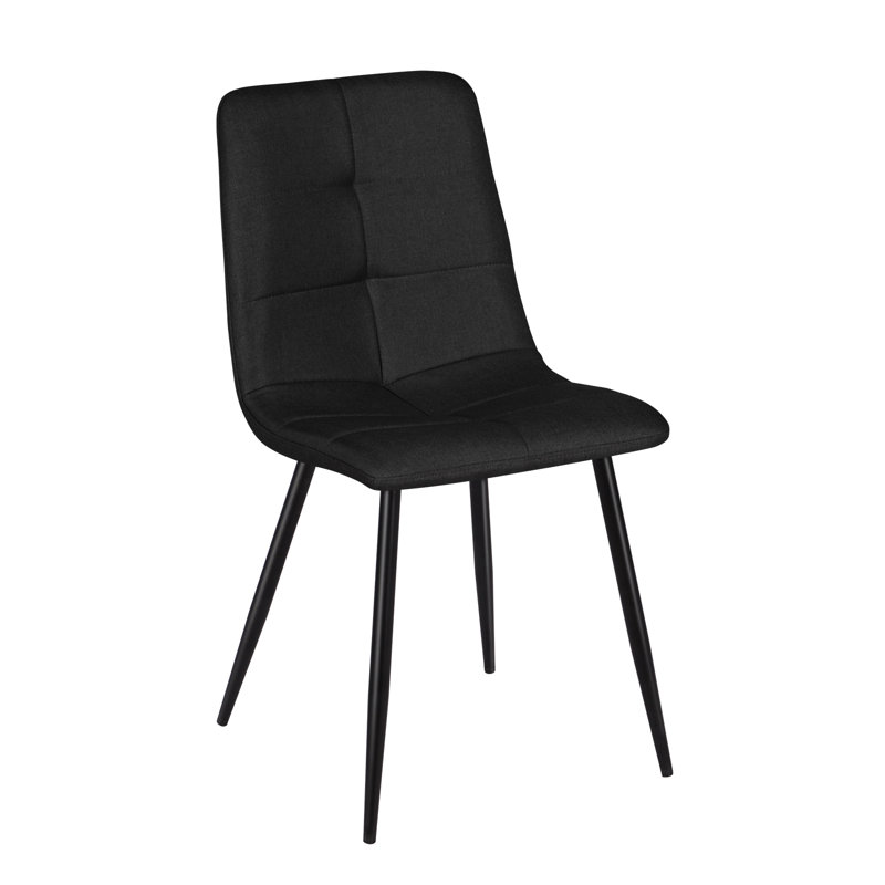 6 - Person Dining Set, Black