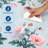 Farmhouse Floral Machine Washable Rug with Non Slip TPR Backing, Soft Non Shedding Scalloped Carpet, Low Pile Thin Floor Mats-2136603065