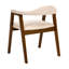 46cm H Upholstered Full Back Armchair in Beige-1343674275