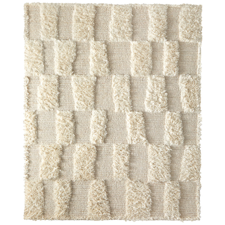 Rectangle Jalaycia Wool Area Rug