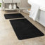 Ultra Thin Chenille Weave Non Slip Bathroom Rug Set