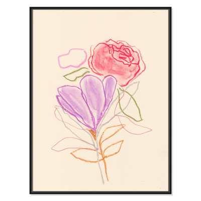 Simple Floral III Print by Bea Dina