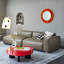 Coussin modulaire en cuir véritable de couleur unie-2120964852-2120964859