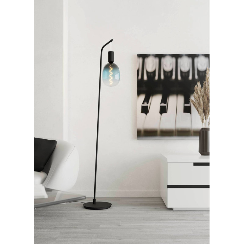 Madera 170cm Black Arched Floor Lamp