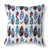 Brun / floral bleu sarcelle