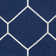 Rodgers Hand Woven Flat Weave Wool/Cotton Geometric Rug in White/Blue