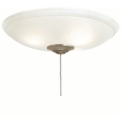 3-Light Universal LED Ceiling Fan Globe Light Kit