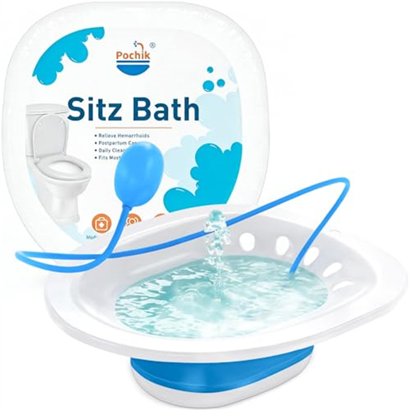 Sitz Bath-Soothing Relief For Hemorrhoids And Postpartum Recovery(Blue)