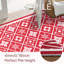 Tapis lavable à la machine Christmas Crimson Snowflake-116143215