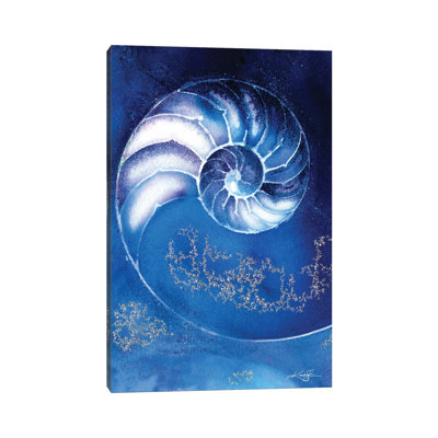 Nautilus Shell IIIA by Kathy Morton Stanion - Wrapped Canvas Gallery-Wrapped Canvas Giclée