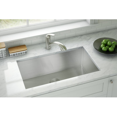33'' L Single Bowl Stainless Steel Kitchen Sink