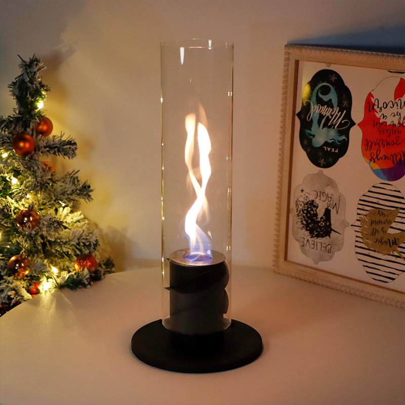Raniyah Bio-Ethanol Tabletop Fireplace with Flame Guard