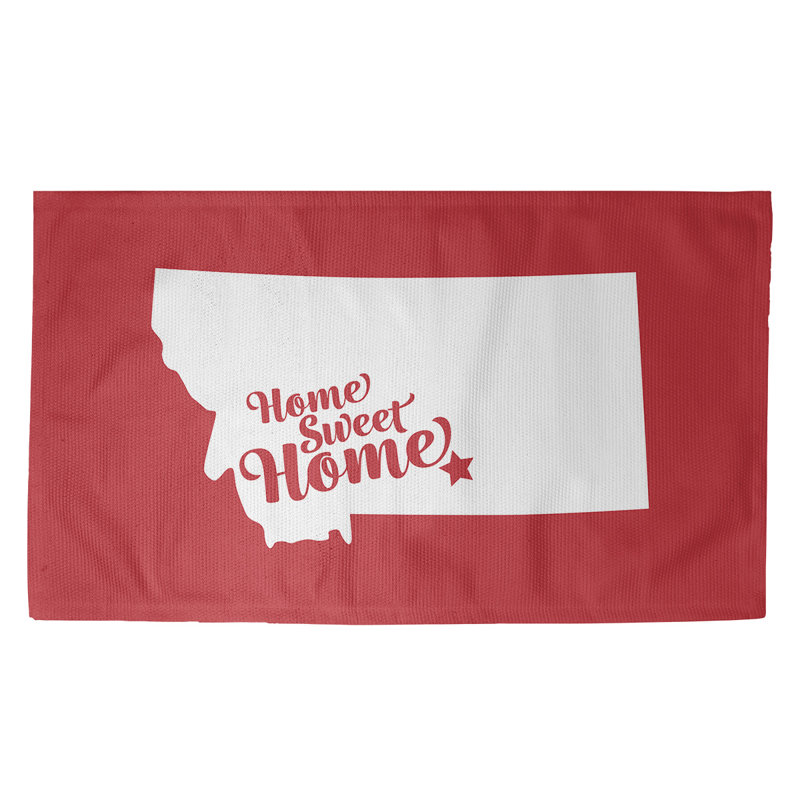 Tapis de zone rouge the home billings, Rectangle 3 pi x 5 pi