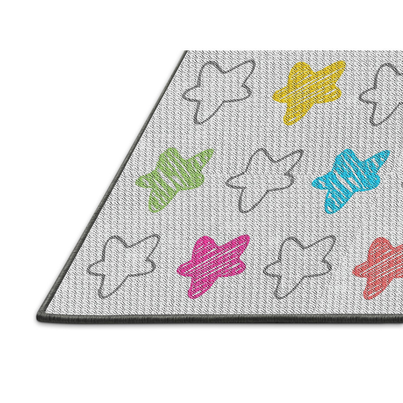 Tapis décoratif gris plyler, Rectangle 2 pi x 5 pi