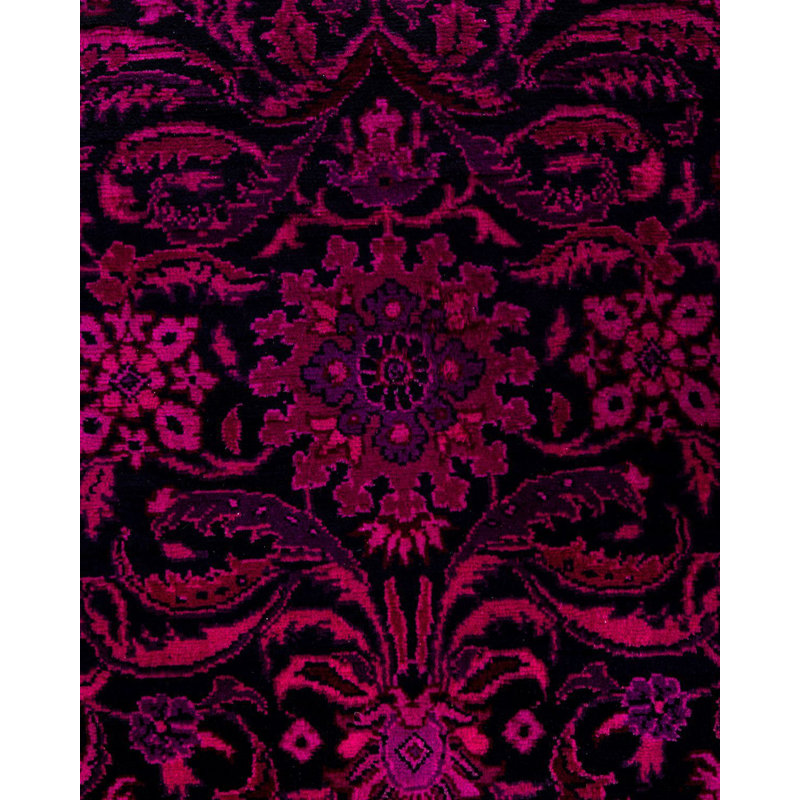 Overyed One-of-a-Kind Runner 2'7" X 10'4" Hand Knotted Area Rug